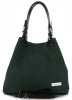 Kožené kabelka shopper bag Vittoria Gotti lahvově zelená V90047CH